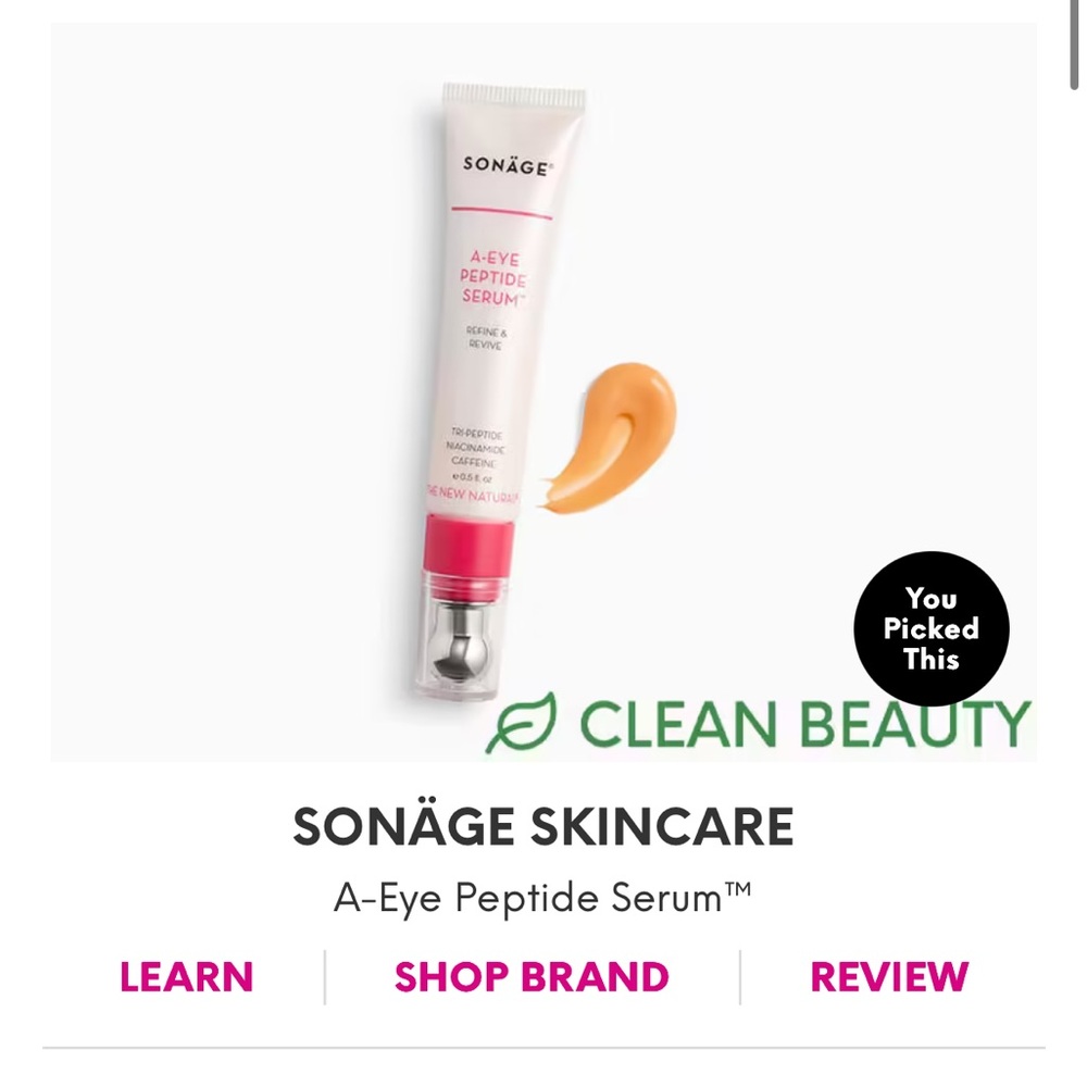 Sonage Skincare A-Eye Peptide Serum